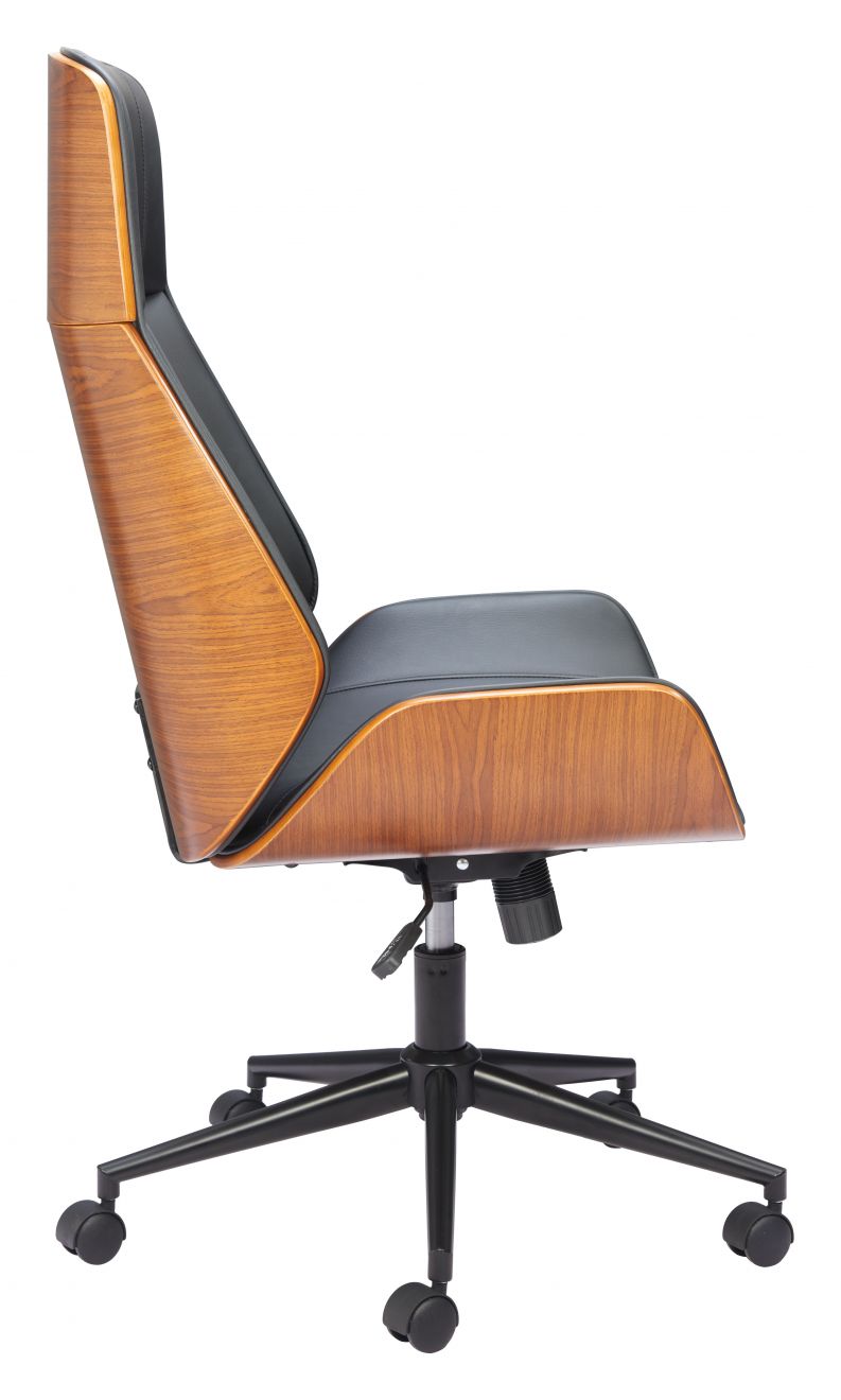 Zuo Modern Flex Faux Leather High Back Office Chair