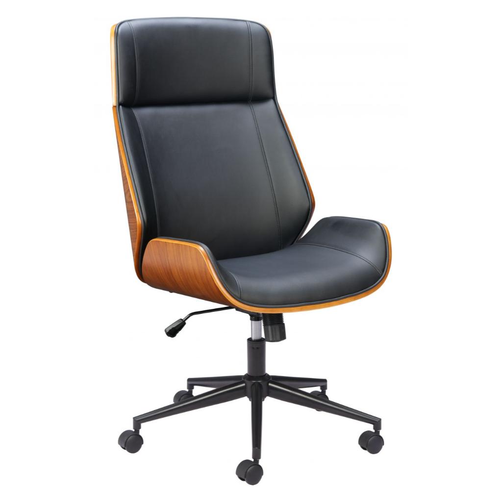 Zuo Modern Flex Faux Leather High Back Office Chair