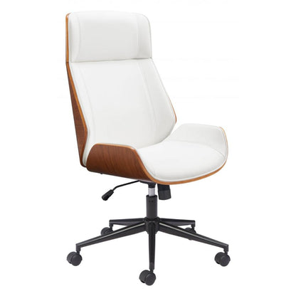 Zuo Modern Flex Faux Leather High Back Office Chair