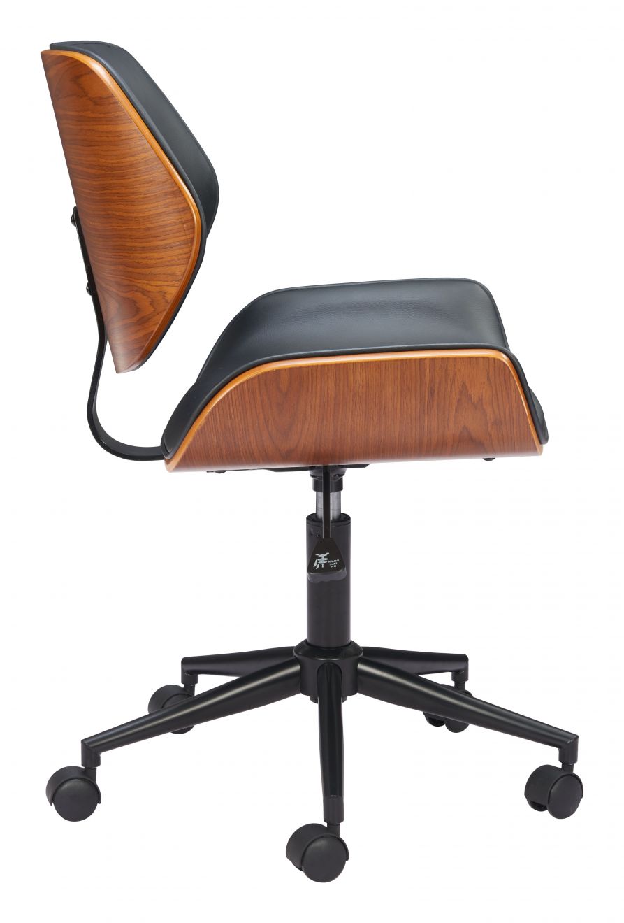 Zuo Modern Flex Faux Leather Low Back Office Chair