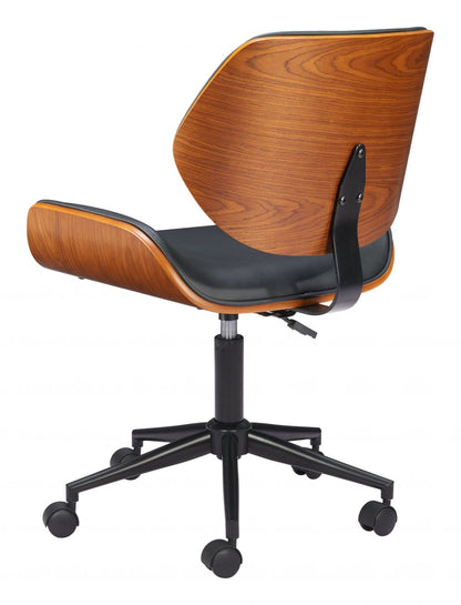 Zuo Modern Flex Faux Leather Low Back Office Chair