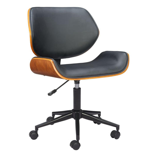 Zuo Modern Flex Faux Leather Low Back Office Chair