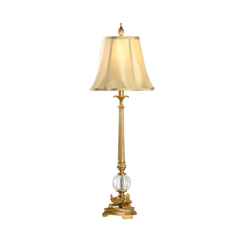Wildwood Floating Ball Antique Gold Patina Table Lamp