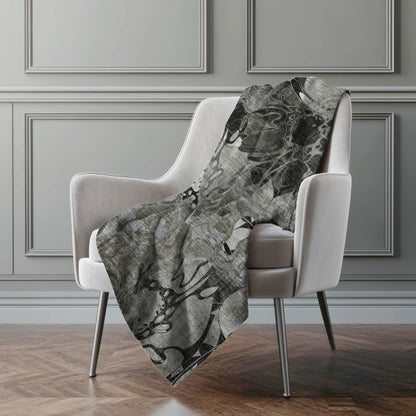 Addison Rugs Floral Grey Washable Indoor-Outdoor Rug