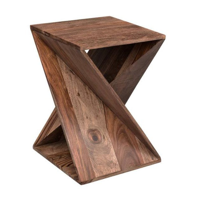 Floris Square Wood Side Table-Side Tables-LOOMLAN-LOOMLAN