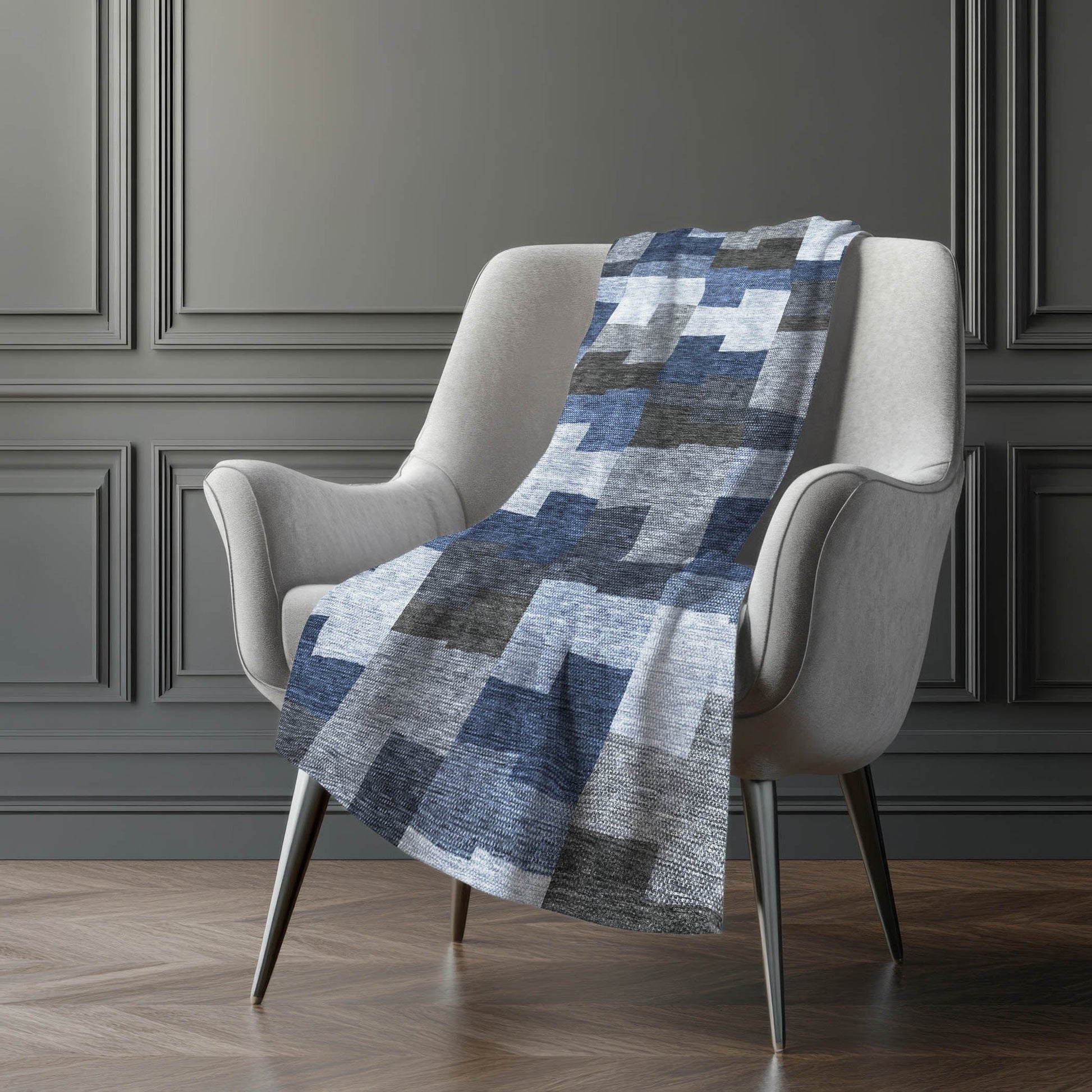 Addison Rugs Flowing Harmony Blue Washable Indoor-Outdoor Rug