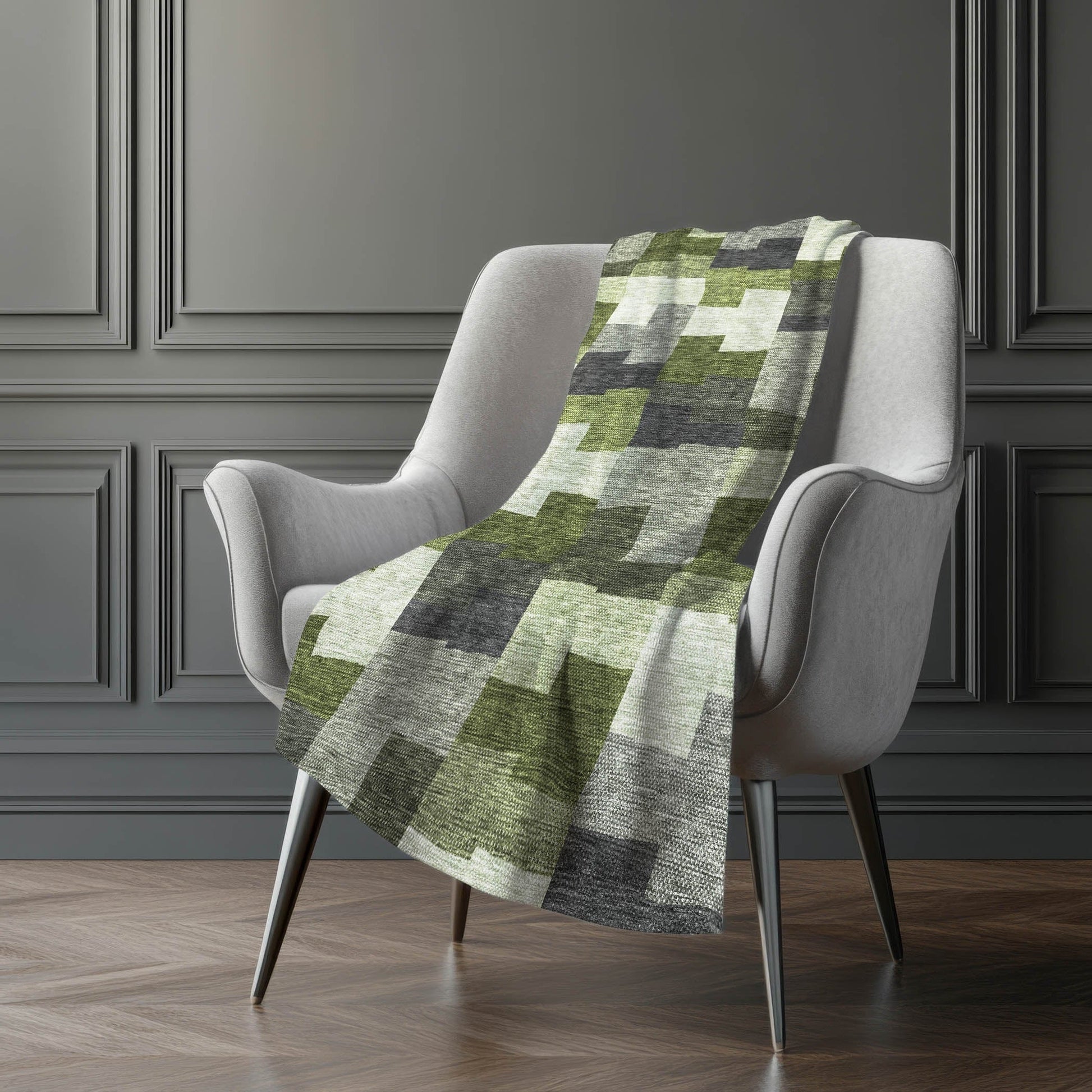 Addison Rugs Flowing Harmony Green Washable Indoor-Outdoor Rug