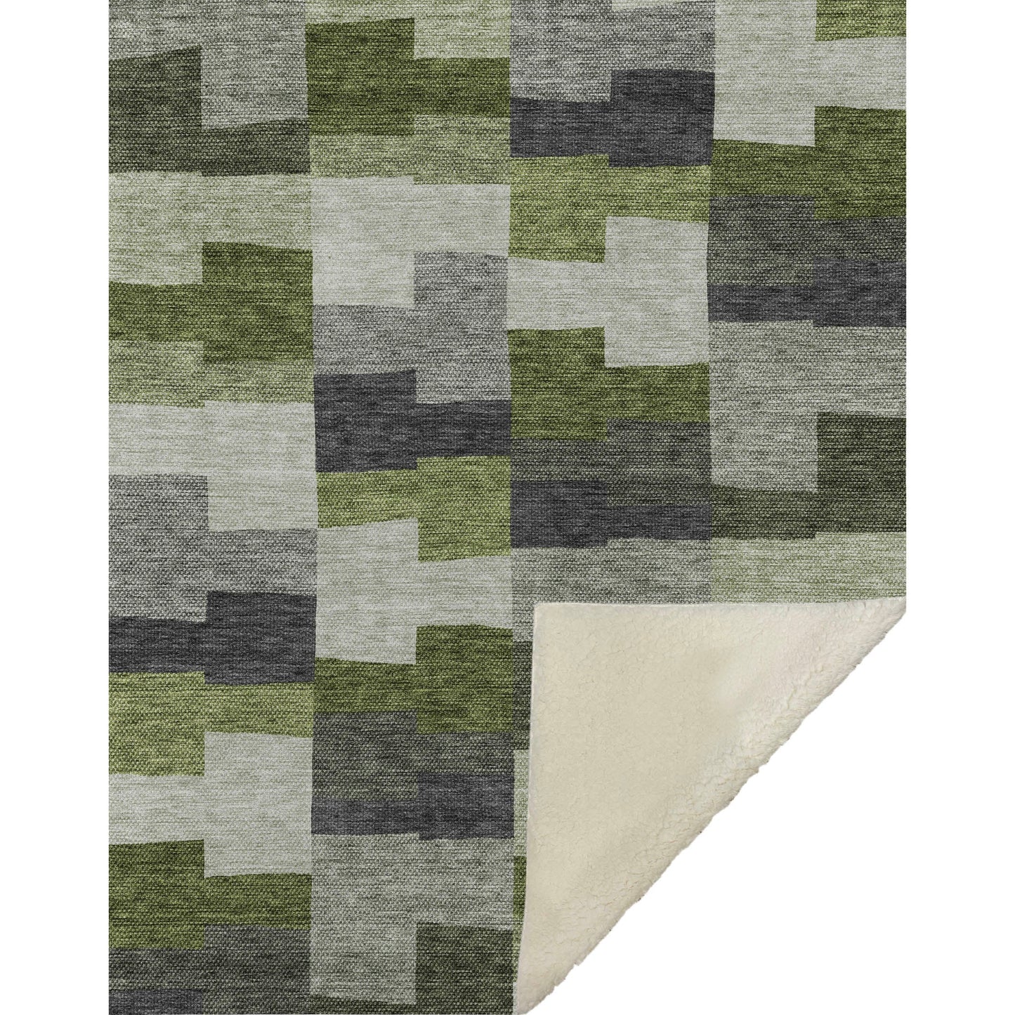 Addison Rugs Flowing Harmony Green Washable Indoor-Outdoor Rug