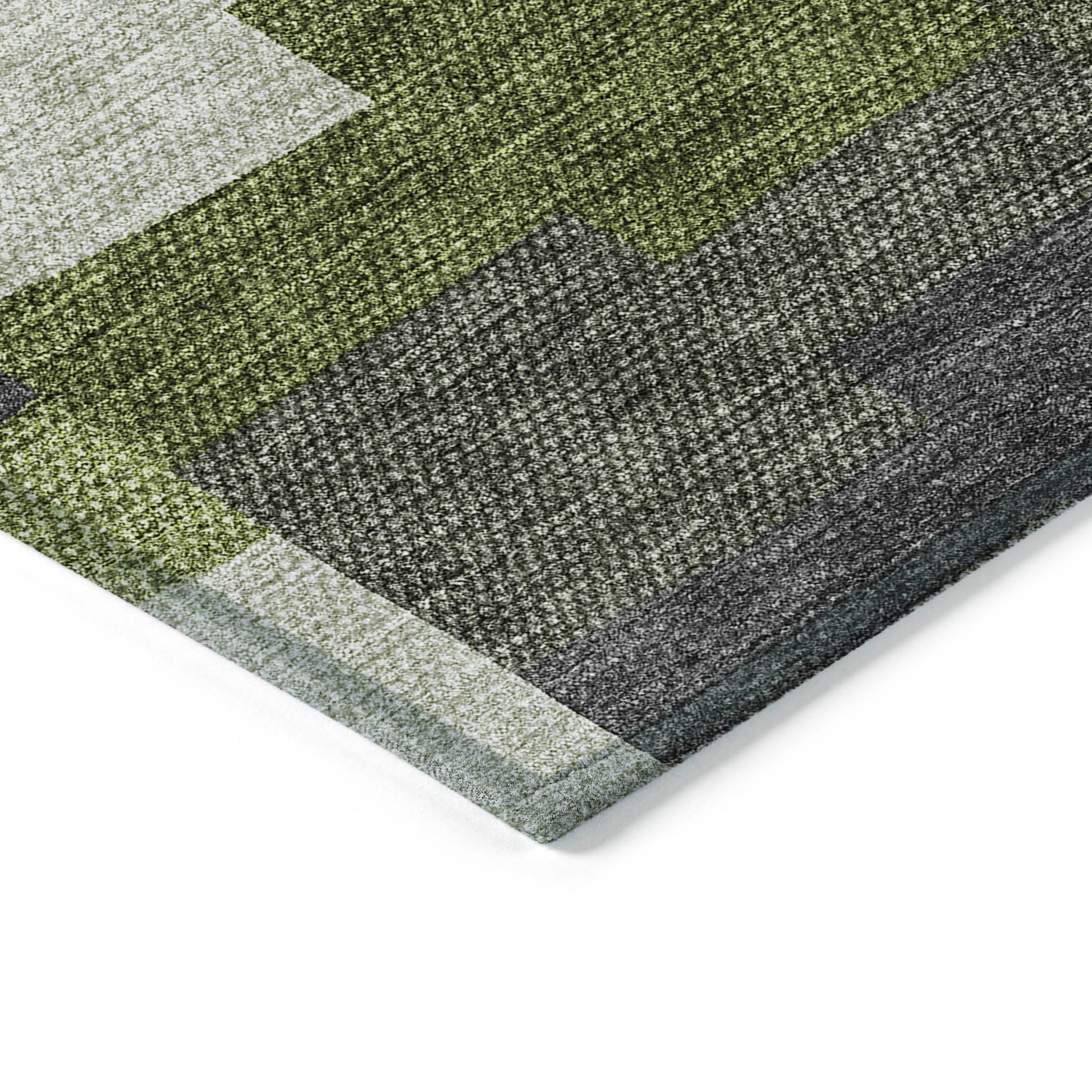 Addison Rugs Flowing Harmony Green Washable Indoor-Outdoor Rug