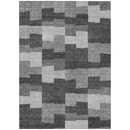 Addison Rugs Flowing Harmony Grey Washable Indoor-Outdoor Rug
