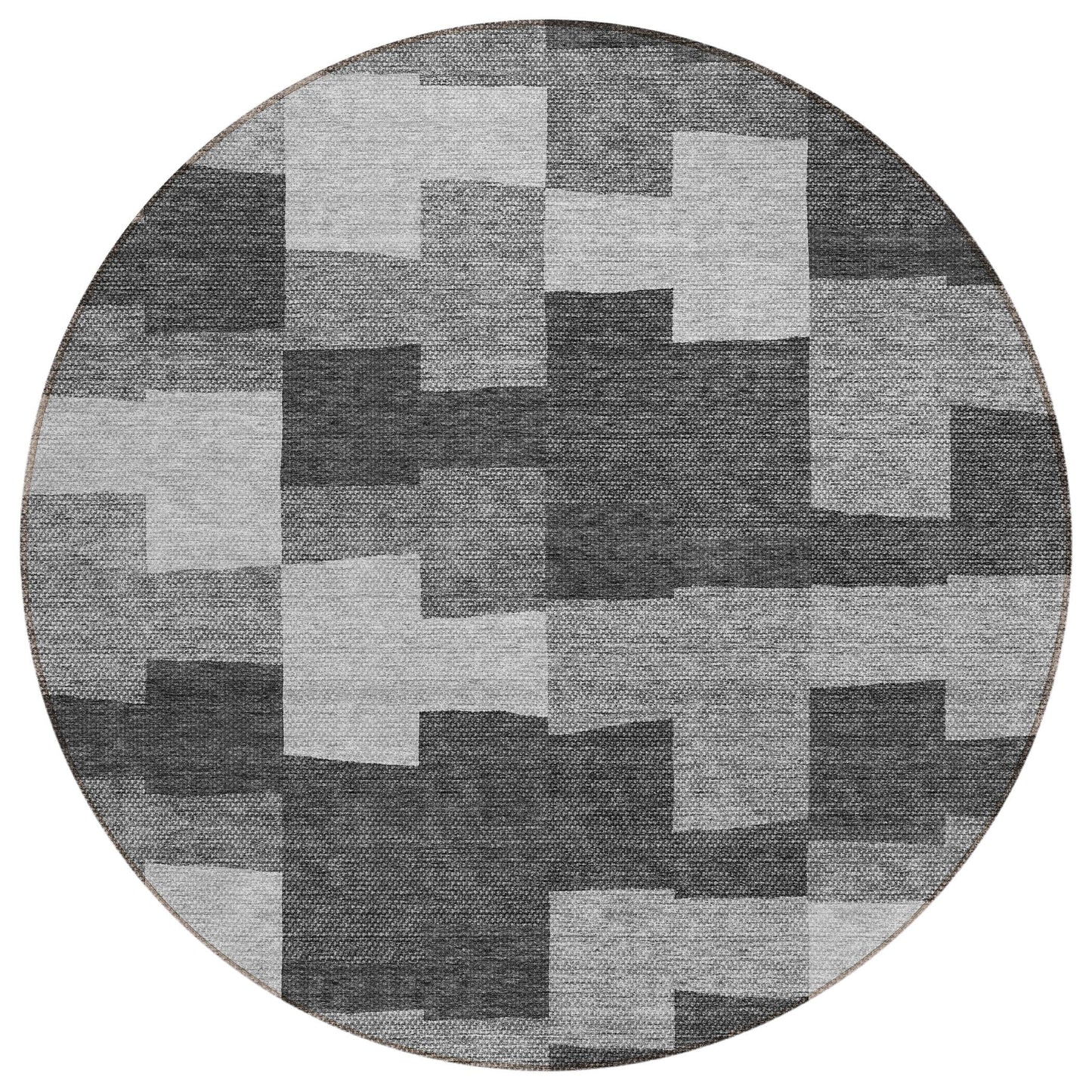 Addison Rugs Flowing Harmony Grey Washable Indoor-Outdoor Rug
