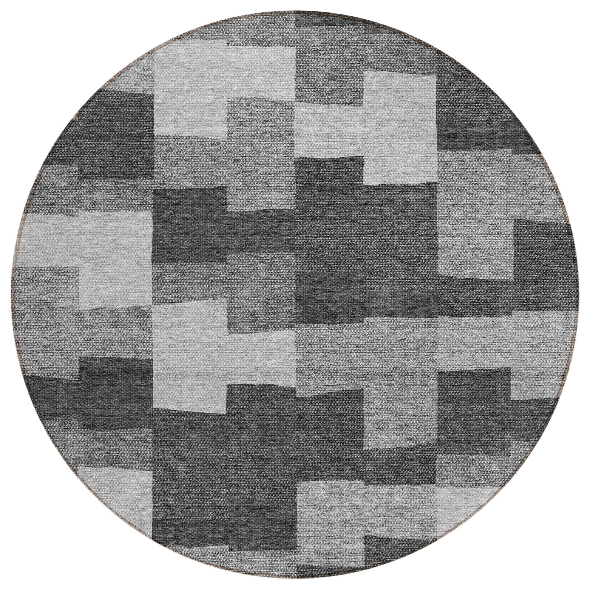 Addison Rugs Flowing Harmony Grey Washable Indoor-Outdoor Rug