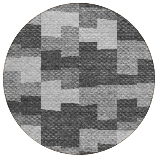 Addison Rugs Flowing Harmony Grey Washable Indoor-Outdoor Rug