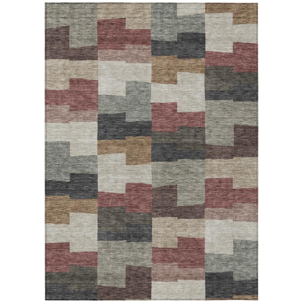 Addison Rugs Flowing Harmony Paprika Washable Indoor-Outdoor Rug