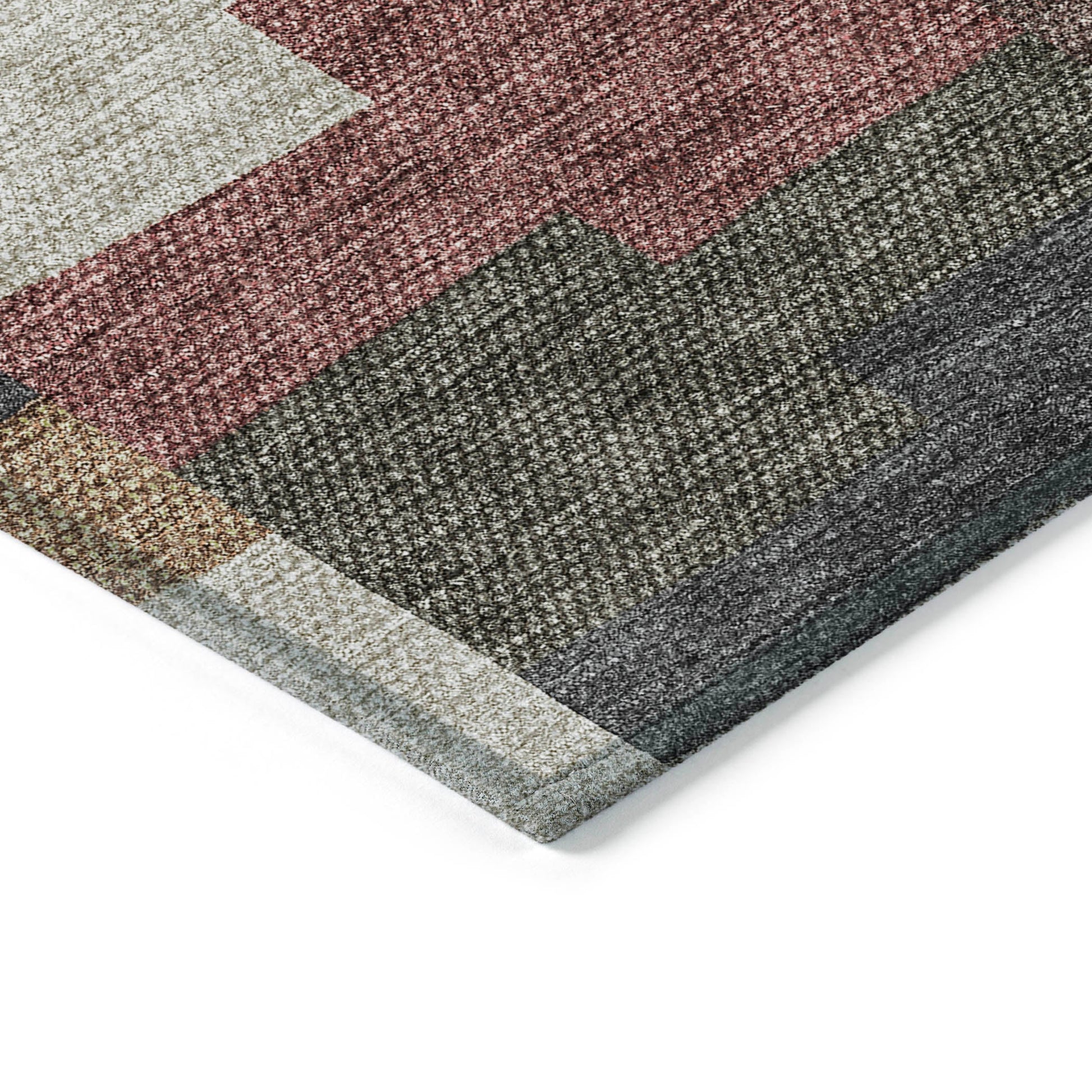 Addison Rugs Flowing Harmony Paprika Washable Indoor-Outdoor Rug