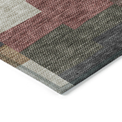 Addison Rugs Flowing Harmony Paprika Washable Indoor-Outdoor Rug