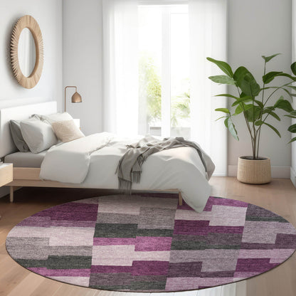 Addison Rugs Flowing Harmony Red Washable Indoor-Outdoor Rug