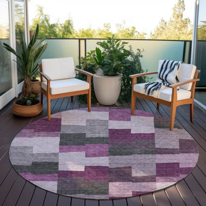 Addison Rugs Flowing Harmony Red Washable Indoor-Outdoor Rug