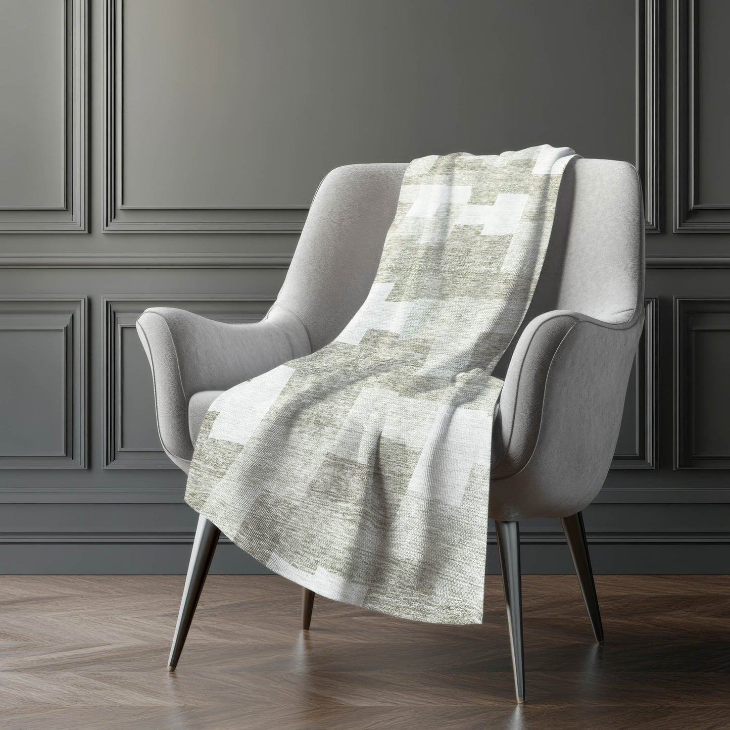 Addison Rugs Flowing Harmony Taupe Washable Indoor-Outdoor Rug