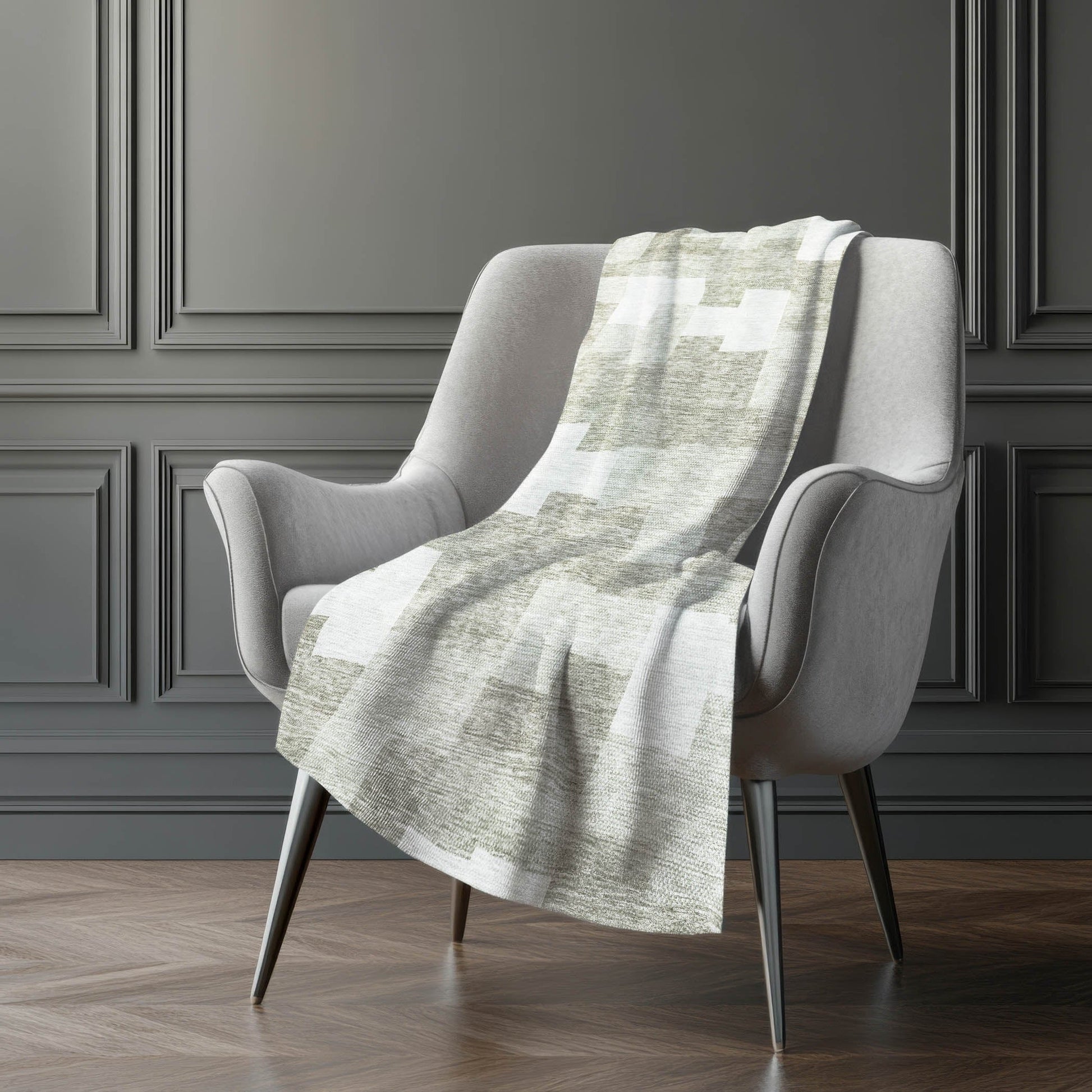 Addison Rugs Flowing Harmony Taupe Washable Indoor-Outdoor Rug