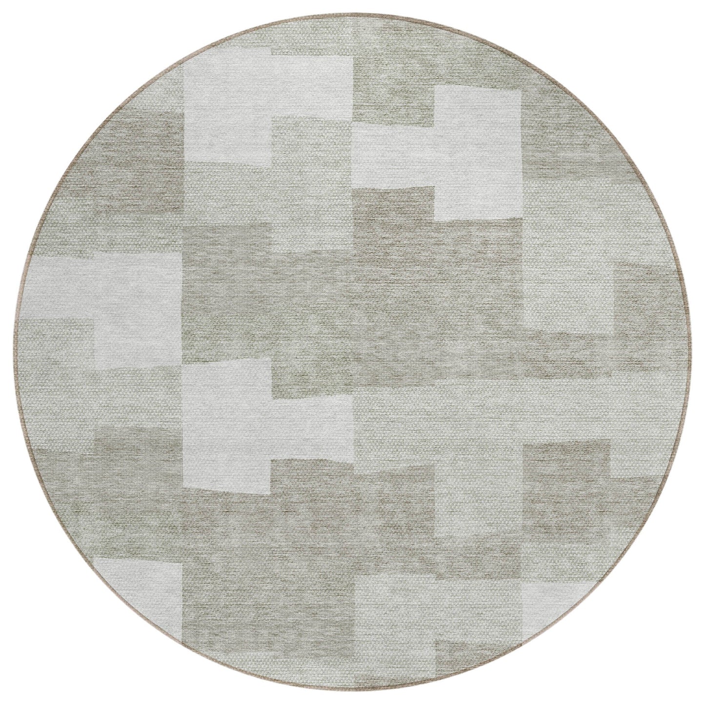 Addison Rugs Flowing Harmony Taupe Washable Indoor-Outdoor Rug