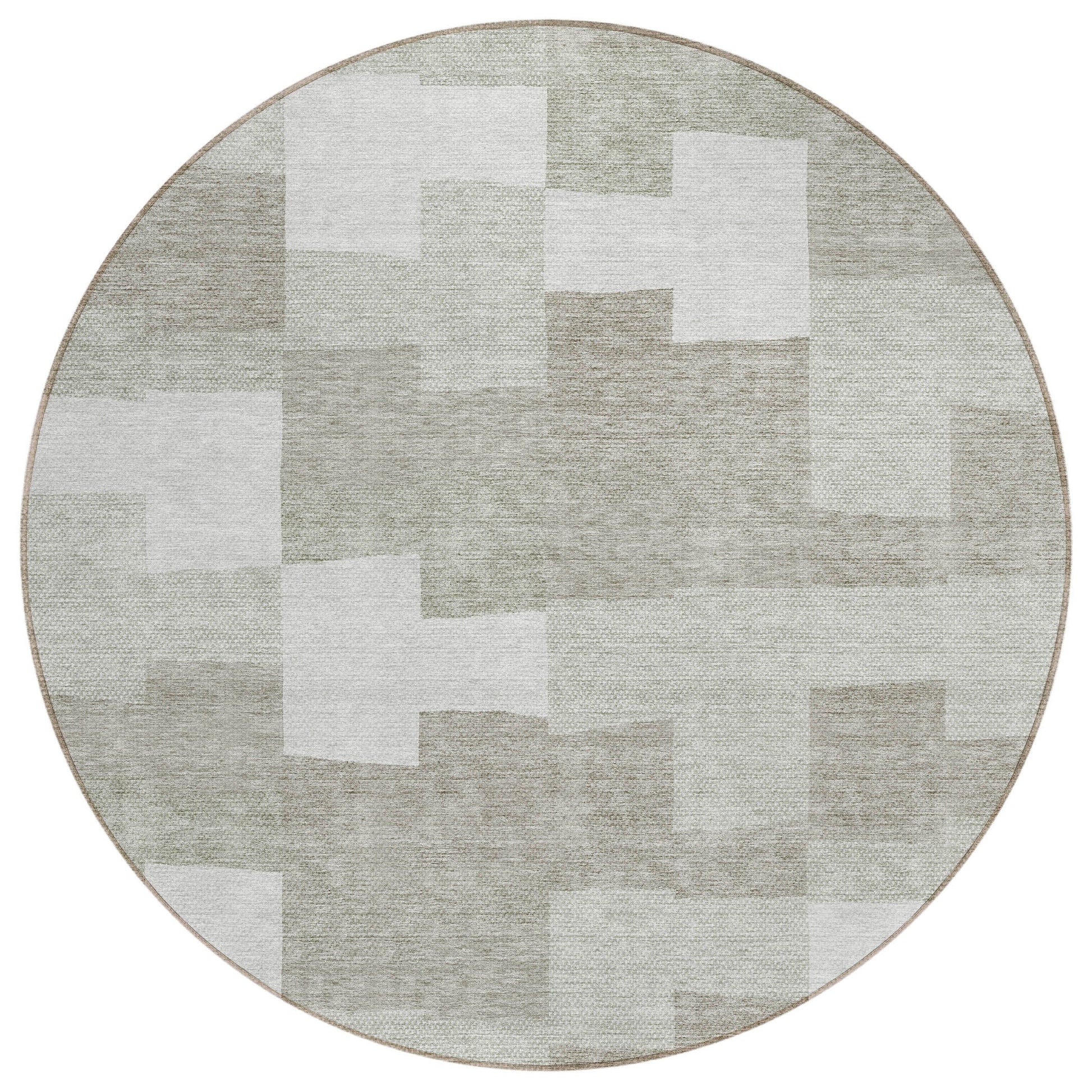 Addison Rugs Flowing Harmony Taupe Washable Indoor-Outdoor Rug