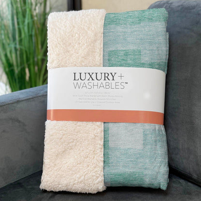Addison Rugs Flowing Harmony Teal Washable Indoor-Outdoor Rug