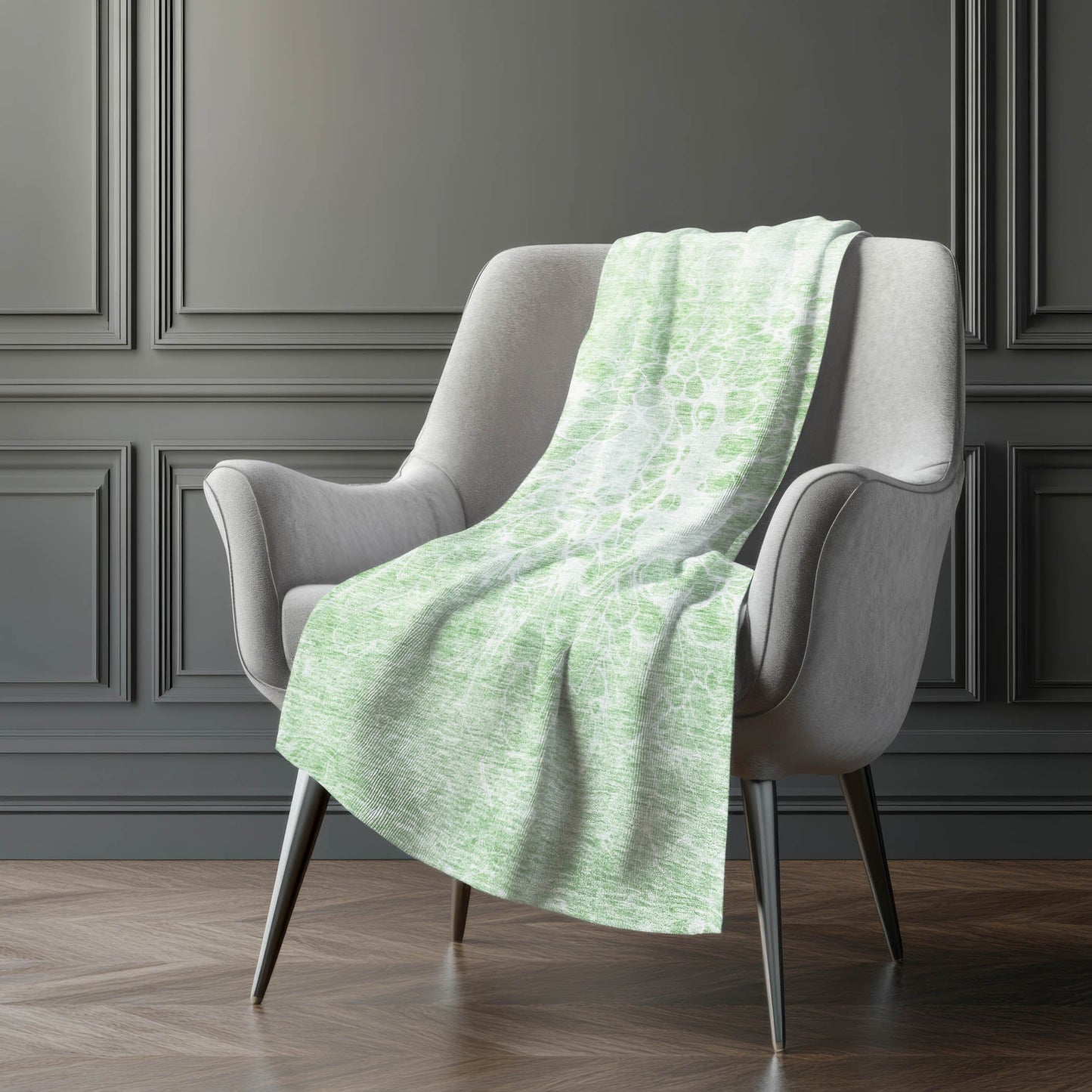 Addison Rugs Fluid Drift Green Washable Indoor-Outdoor Rug