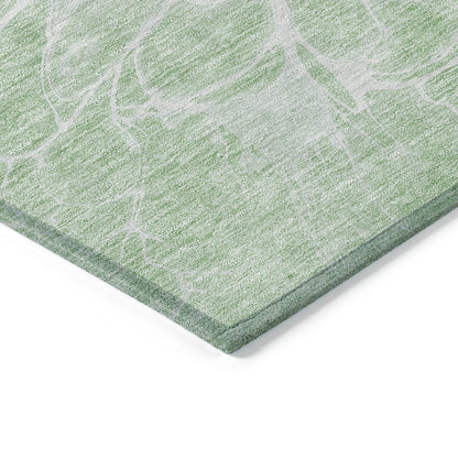 Addison Rugs Fluid Drift Green Washable Indoor-Outdoor Rug