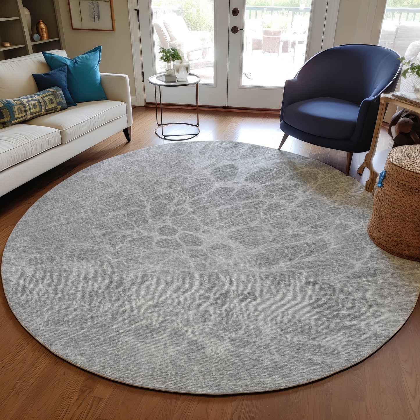 Addison Rugs Fluid Drift Grey Washable Indoor-Outdoor Rug