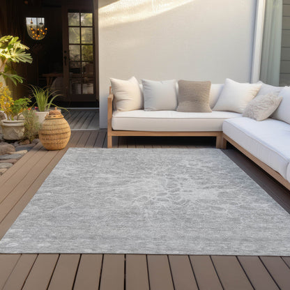 Addison Rugs Fluid Drift Grey Washable Indoor-Outdoor Rug