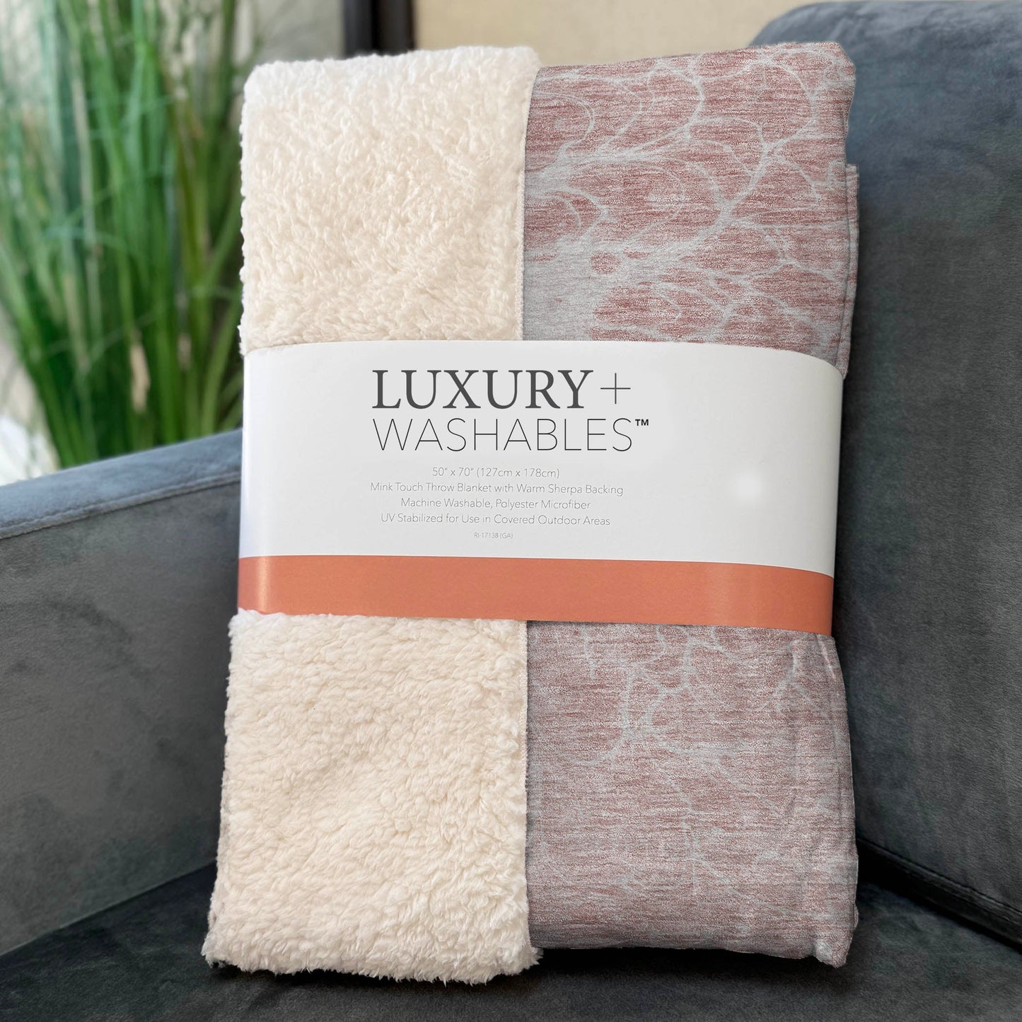Addison Rugs Fluid Drift Pink Washable Indoor-Outdoor Rug