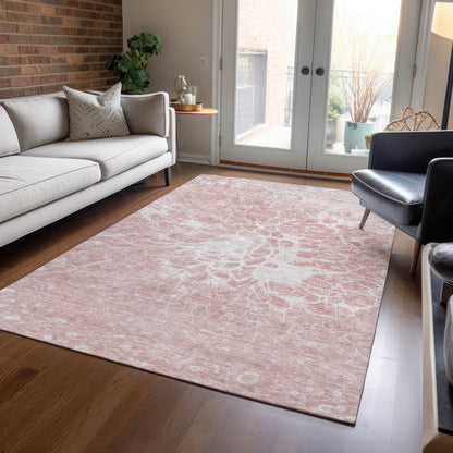 Addison Rugs Fluid Drift Pink Washable Indoor-Outdoor Rug