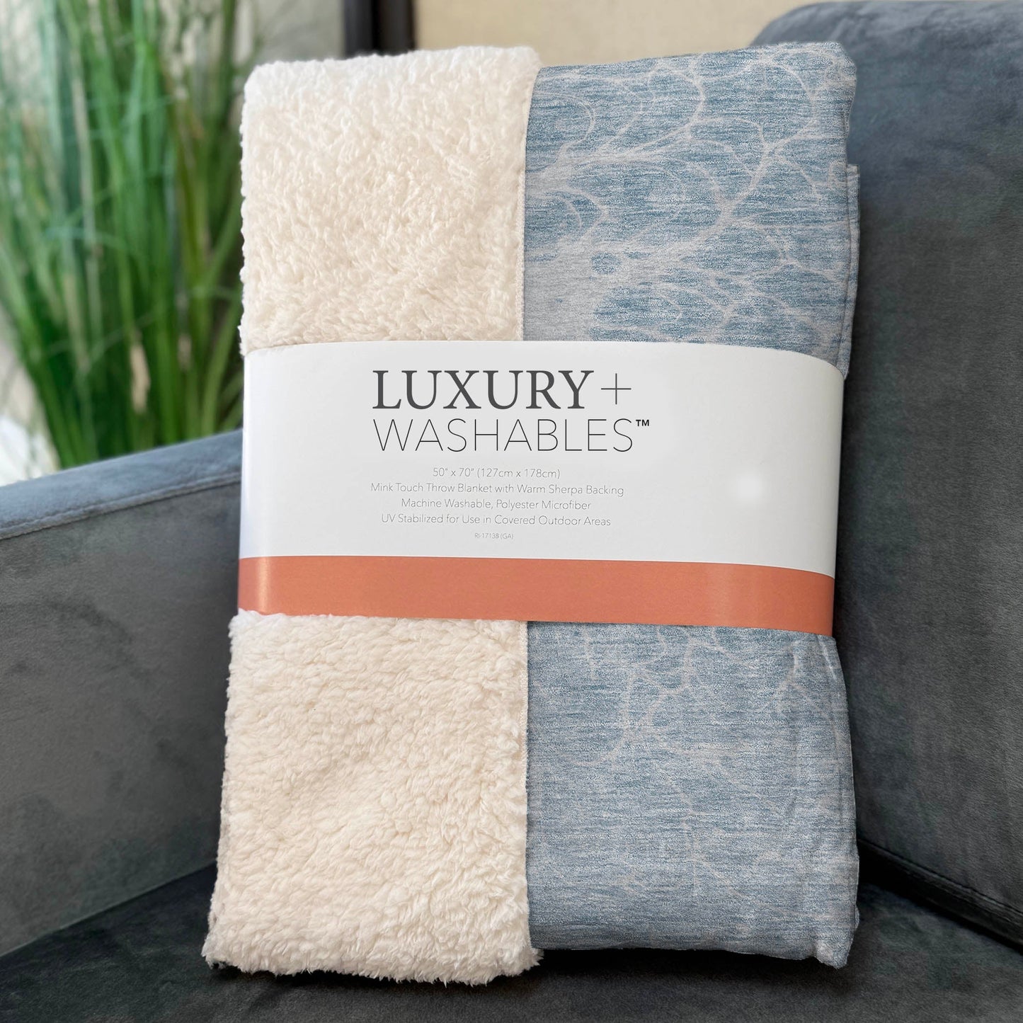 Addison Rugs Fluid Drift Sky Washable Indoor-Outdoor Rug