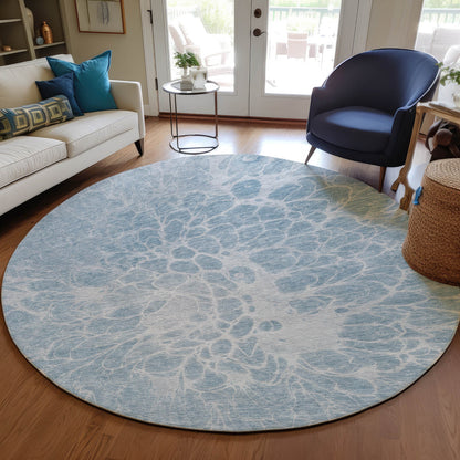 Addison Rugs Fluid Drift Sky Washable Indoor-Outdoor Rug