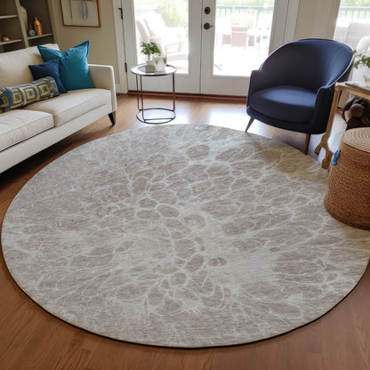 Addison Rugs Fluid Drift Taupe Washable Indoor-Outdoor Rug