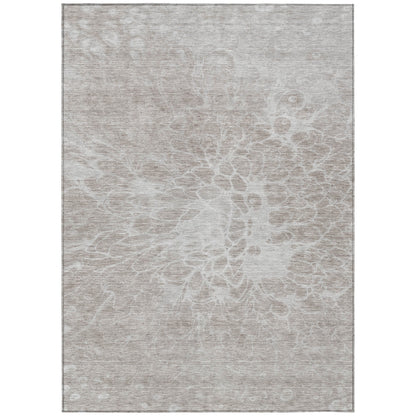 Addison Rugs Fluid Drift Taupe Washable Indoor-Outdoor Rug