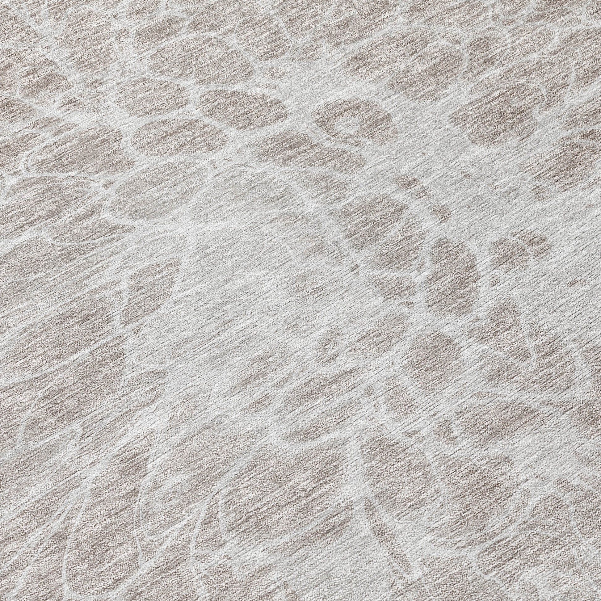 Addison Rugs Fluid Drift Taupe Washable Indoor-Outdoor Rug