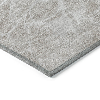 Addison Rugs Fluid Drift Taupe Washable Indoor-Outdoor Rug