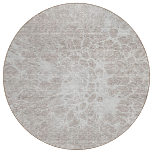 Addison Rugs Fluid Drift Taupe Washable Indoor-Outdoor Rug