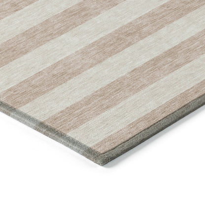 Addison Rugs Fluid Mirage Brown Washable Indoor-Outdoor Rug