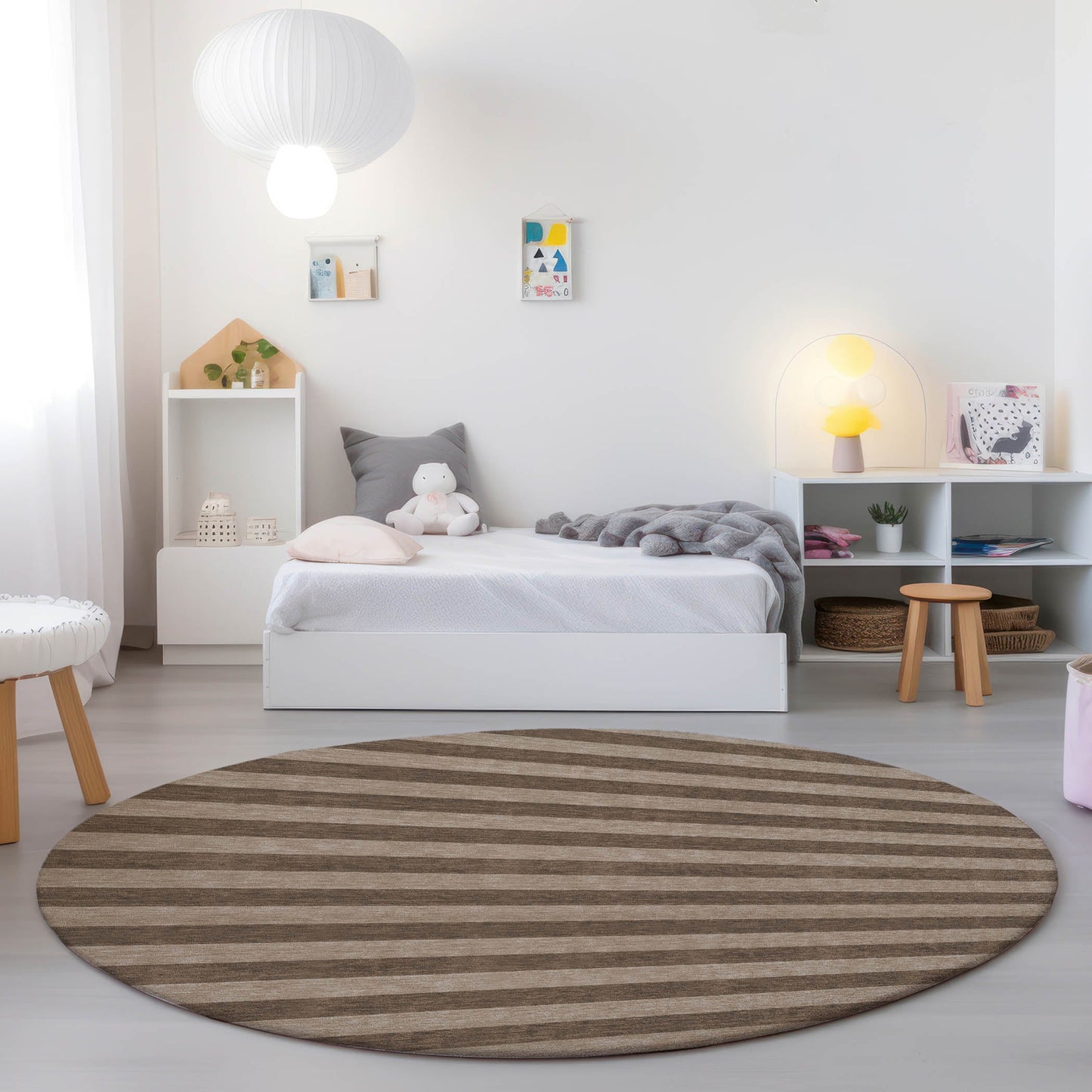 Addison Rugs Fluid Mirage Coffee Washable Indoor-Outdoor Rug