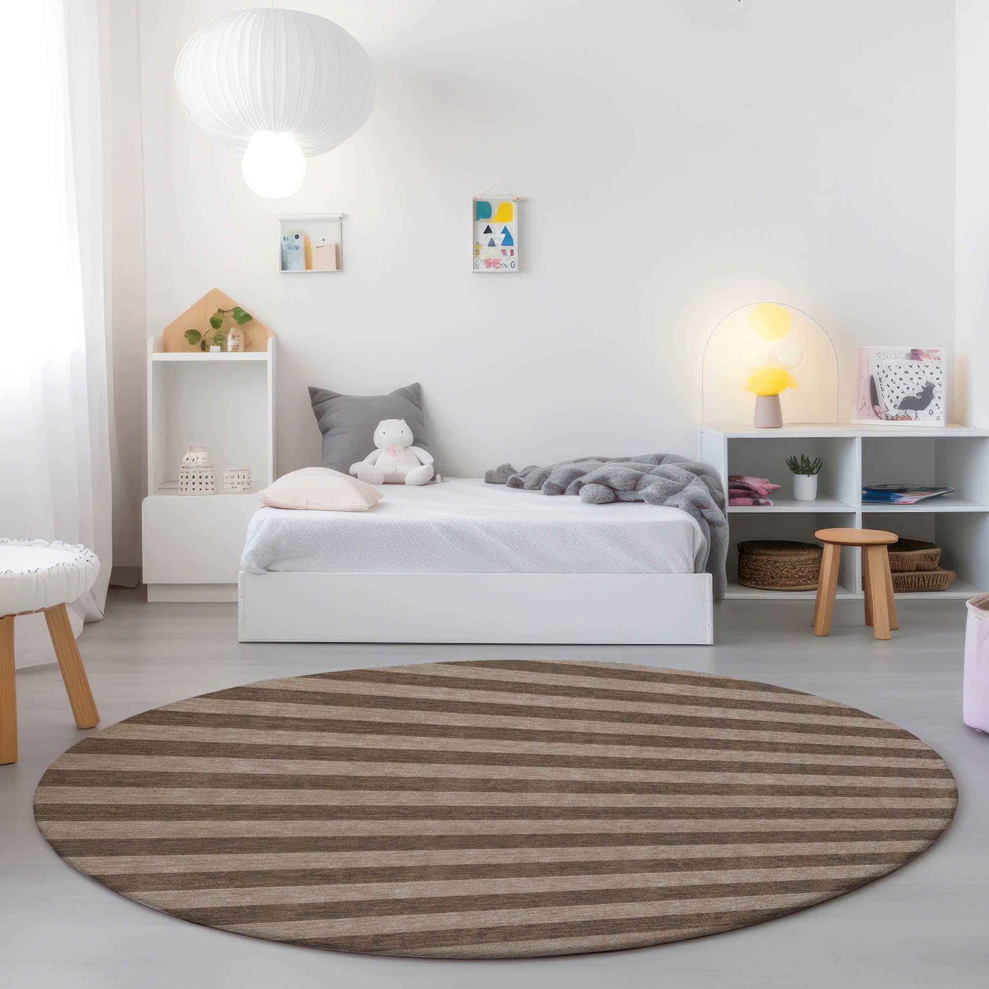 Addison Rugs Fluid Mirage Coffee Washable Indoor-Outdoor Rug