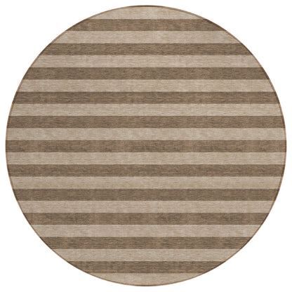 Addison Rugs Fluid Mirage Coffee Washable Indoor-Outdoor Rug