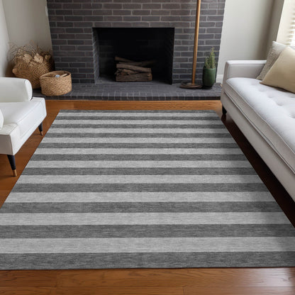 Addison Rugs Fluid Mirage Grey Washable Indoor-Outdoor Rug