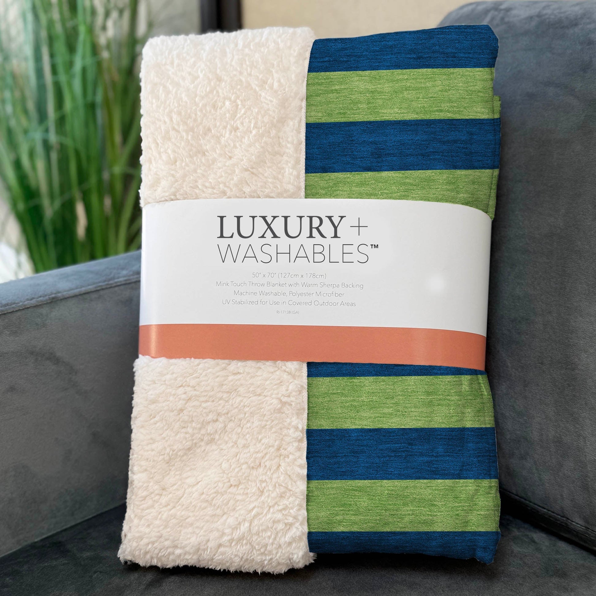 Addison Rugs Fluid Mirage Navy Washable Indoor-Outdoor Rug