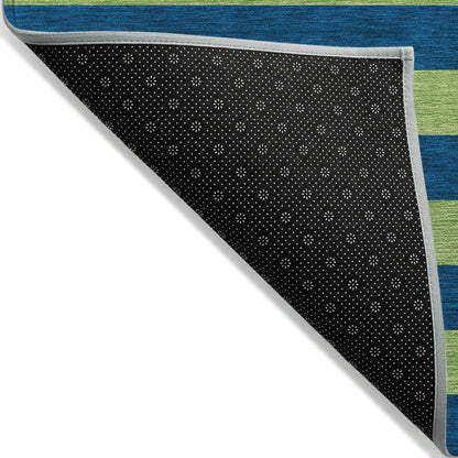 Addison Rugs Fluid Mirage Navy Washable Indoor-Outdoor Rug