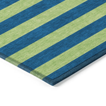 Addison Rugs Fluid Mirage Navy Washable Indoor-Outdoor Rug