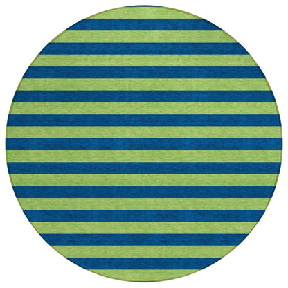 Addison Rugs Fluid Mirage Navy Washable Indoor-Outdoor Rug