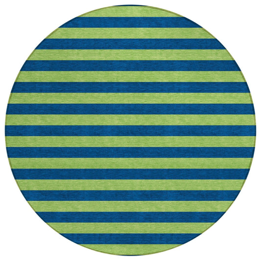 Addison Rugs Fluid Mirage Navy Washable Indoor-Outdoor Rug